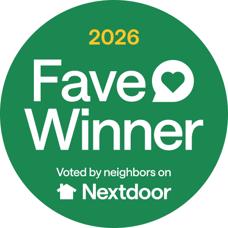 2026 Fave Winner, voted by neighbors on Nextdoor